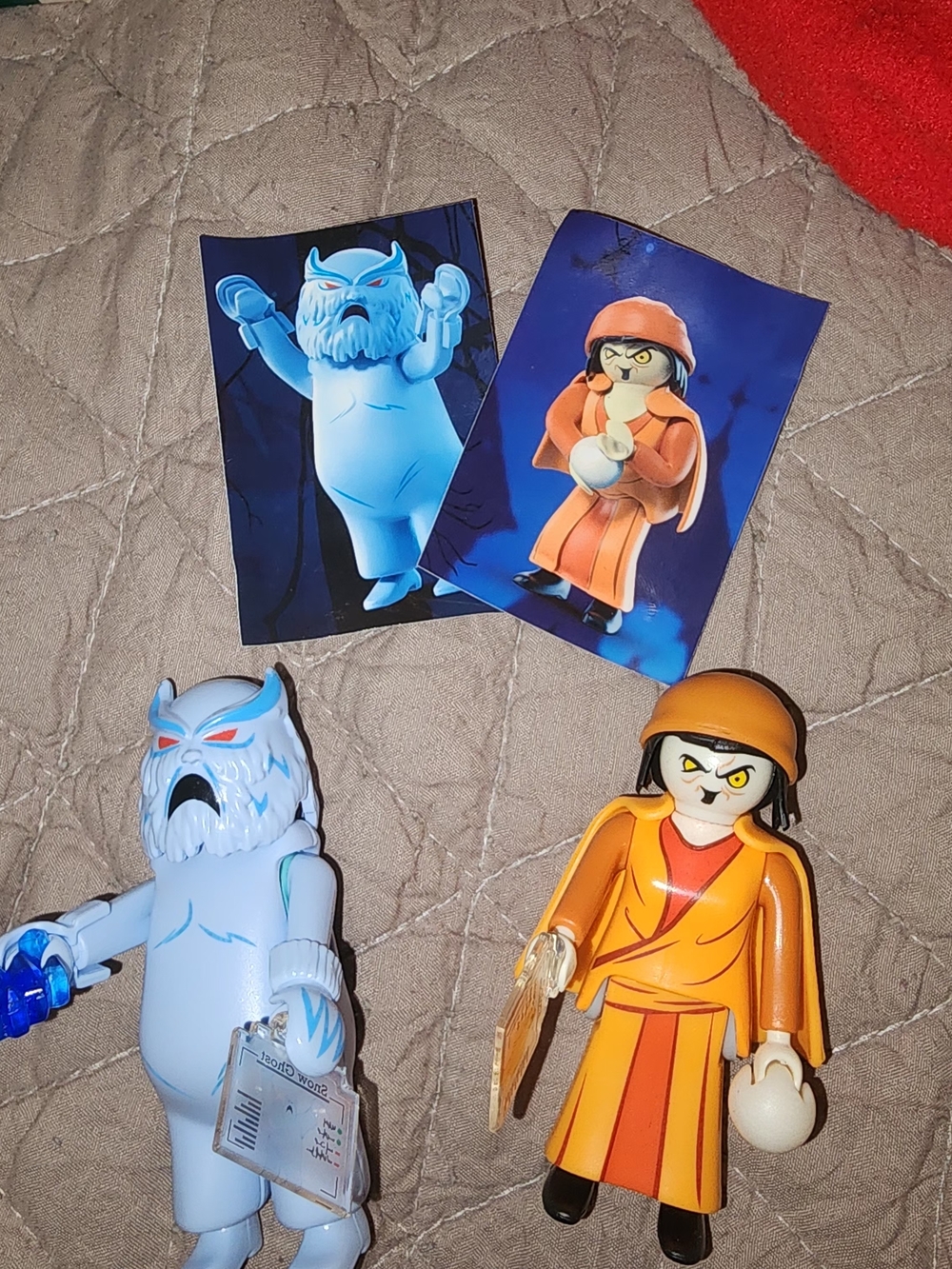Playmobil - Scooby-Doo Ghost Characters Blue Yeti/Orange Monk Action Figure Duo